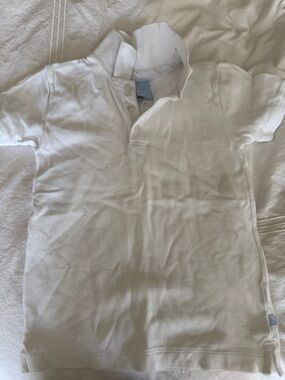 bella bliss White Short Sleeve Polo